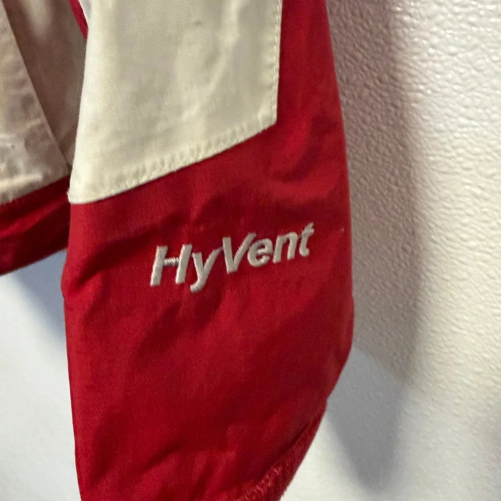 The North Face HyVent Ski Jacket Women's Size S Red 100% Nylon Full Zip no hood - Picture 7 of 16